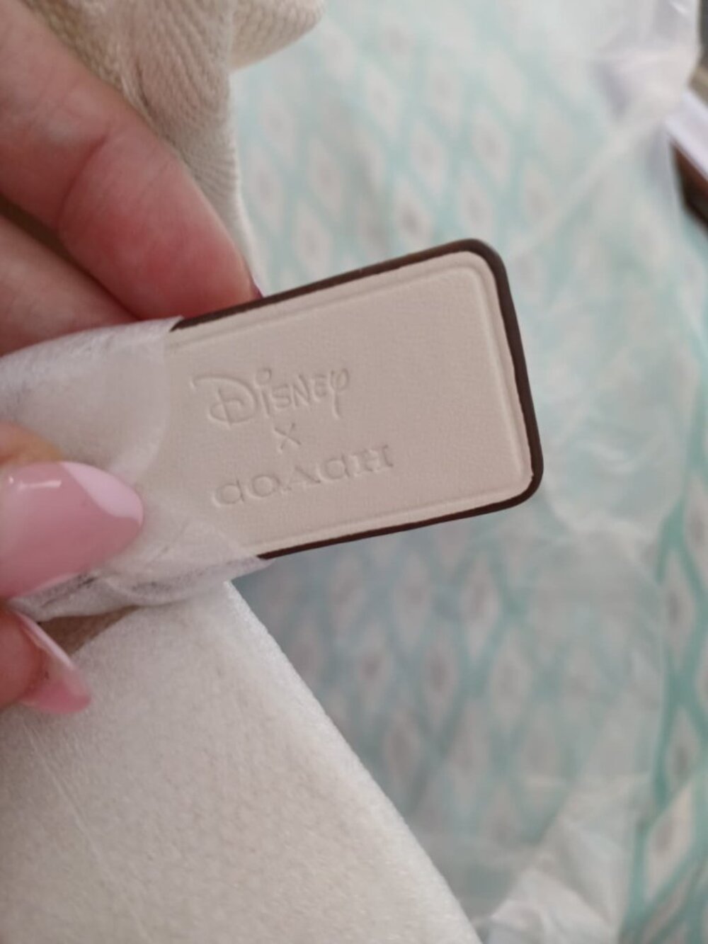 Disney X Coach Cargo Tote Bag with Mickey Mouse Print Signature Canvas - Picture 8 of 8